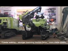 Plate-forme de forage hydraulique de extraction de la chenille rotatoire DTH de forage de foreuse de DTH