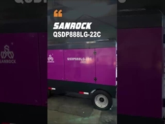 Compresseur d'air à vis pour moteur diesel minier