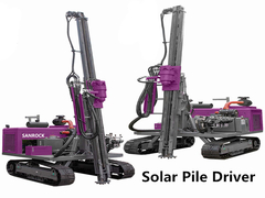 Appareil de conduite de pile solaire équipement de conduite de pile hydraulique