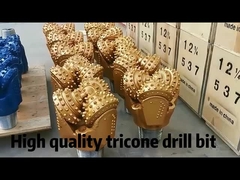 Tricone Forage Bit en acier Dent Roller Cone Bit Machinerie minière Pièces de puits d'huile Tricone Bit