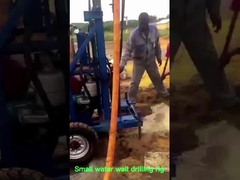 Forage hydraulique portable de puits d'eau à 100 m de profondeur