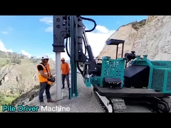 Machine à pilonner à 360° Forage hydraulique Machines à pilonner à l'énergie solaire