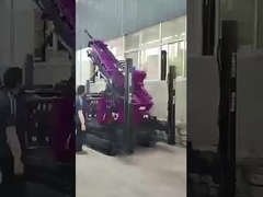 Équipement de forage de puits d'eau sur chenilles - Foreuse hydraulique pour puits d'eau - Machine de forage en eau profonde