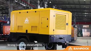 Compresseur d'air à vis Compresseur d'air à haute pression Machine de compresseur d'air à vis de puits d'eau