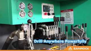 Plate-forme de forage hydraulique minière Hard Rock forage plate-forme de forage chenille DTH foreuse