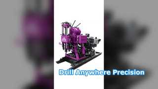 Plate-forme de forage de noyau de roche Machine de forage d'exploration d'échantillonnage de diamant petite plate-forme de forage de noyau