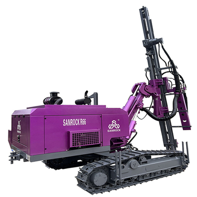 Machine de forage de surface DTH Forage minier Forage à rotation 180 r/min Forage à rampe