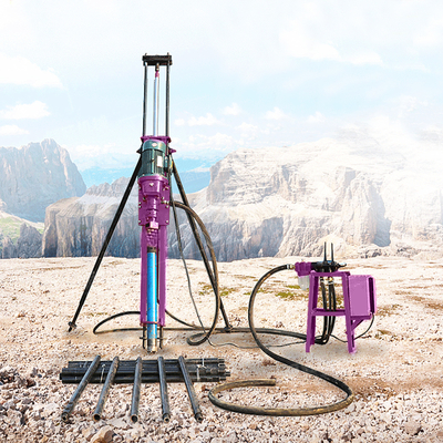 Machine de forage hydraulique pneumatique