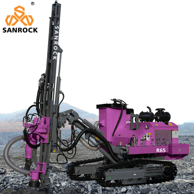 chenille rotatoire hydraulique de foreuse de 78kw DTH forant Rig Mining Machinery