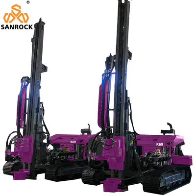 Pile driver Machine photovoltaïque de forage de pile au sol Pile hydraulique Pile driver solaire