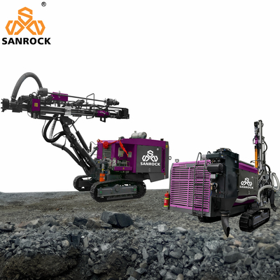 matériel de forage intégré par 194kw extrayant la chenille rotatoire DTH de forage forant Rig Machine