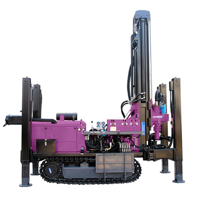 Machine de forage à l'eau à moteur diesel Équipement de forage de puits d'eau portable