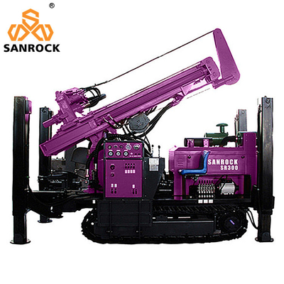 Machine hydraulique de forage de puits d'eau pour forage de puits en eau profonde couple de balancement 5700-7500N.m