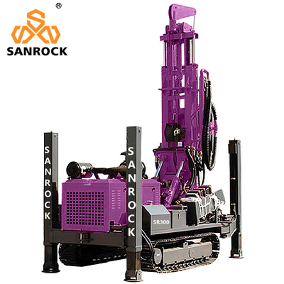 Machine hydraulique de forage de puits d'eau pour forage de puits en eau profonde couple de balancement 5700-7500N.m