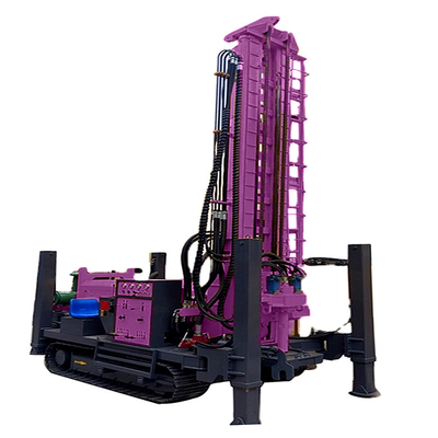 foreuse hydraulique de puits d'eau du moteur diesel 194KW de plates-formes de forage en eau profonde de 800m
