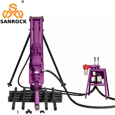 Forage de roche minière Forage hydraulique pneumatique rotatif portable