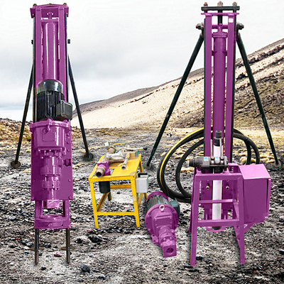 Équipement de forage pneumatique Forage hydraulique de forage minier portable