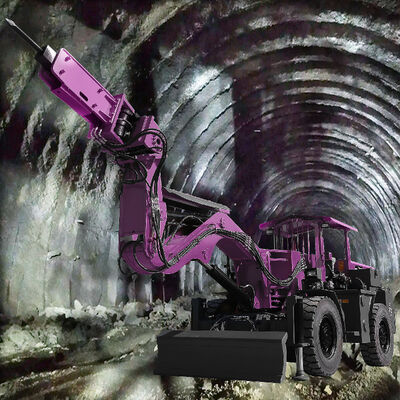 Tunneling Scaler Machine Telescoping Boom and Tilting Breaker Head Adapt Underground Drilling Machine