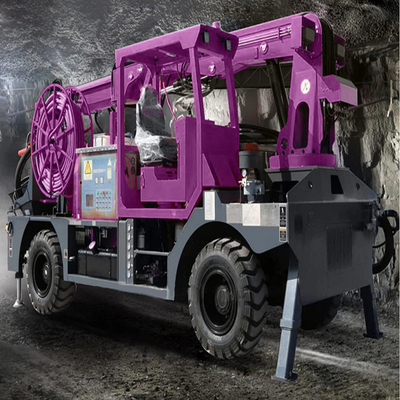 Machines à béton moulé pour la réalisation de tunnels Équipement de pulvérisation de béton Hydraulique Machines à béton moulé humides