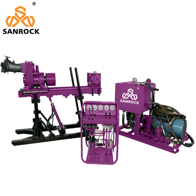 Machine de forage de noyau hydraulique complet pour l'exploration de tunnels, machine de forage de noyau diamanté