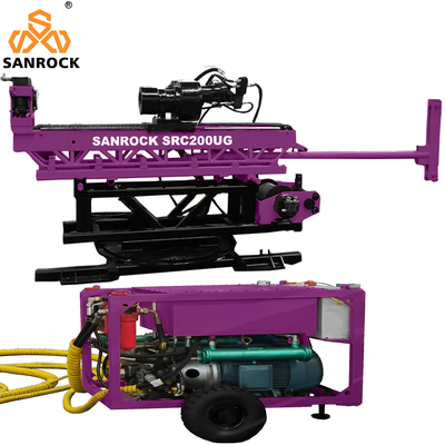 Machines de forage de noyau sous-terrain mobiles Machines de forage de noyau hydraulique