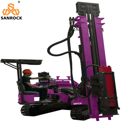 Pile Driving Rig Machinery portable pour le pilonnage solaire Hydraulique Diesel