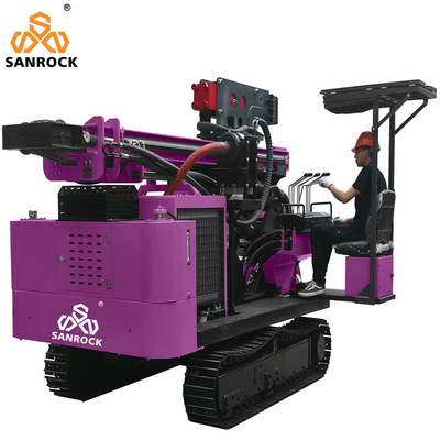 Pile Driving Rig Machinery portable pour le pilonnage solaire Hydraulique Diesel