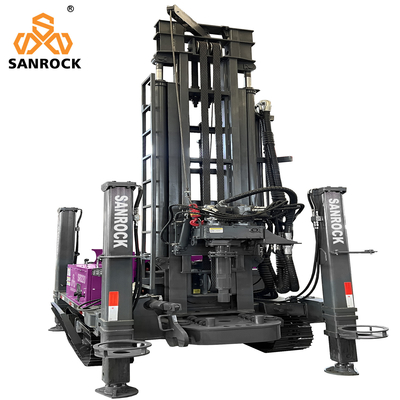 Machine de forage de puits d'eau profonde