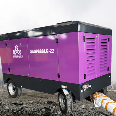 Compresseur d'air à vis diesel portable