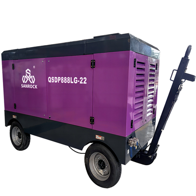 Compresseur d'air à vis diesel portable