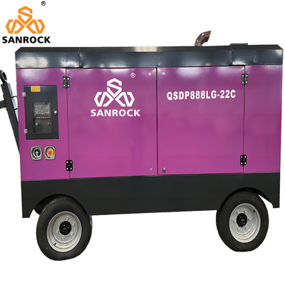Compresseur d'air à vis diesel portable