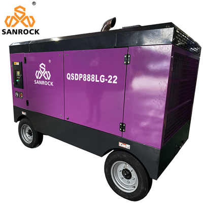 Compresseur d'air à vis diesel portable