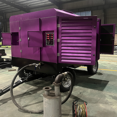 Compresseur d'air à vis à haute pression Moteur diesel à vis Compresseur d'air à vis