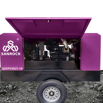 Compresseur d'air à vis à haute pression Moteur diesel à vis Compresseur d'air à vis