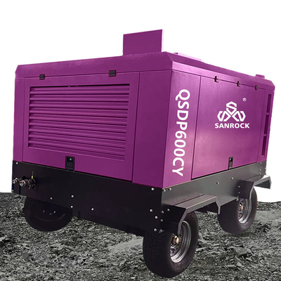 Compresseur d'air à vis rotative à haute pression portable