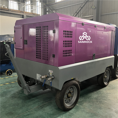 Appareil de compression d'air à vis diesel à puits d'eau 194 kW