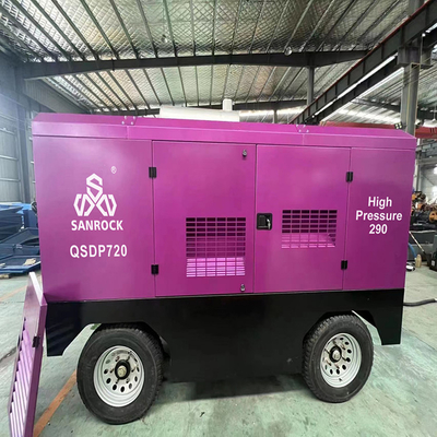 Appareil de compression d'air à vis diesel à puits d'eau 194 kW