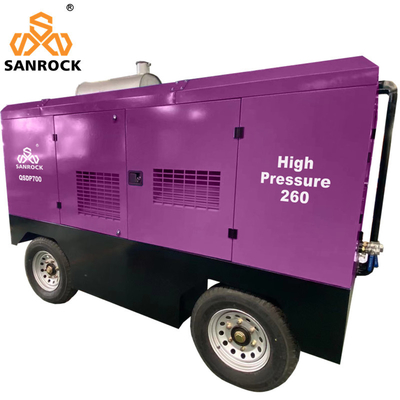 Appareil de compression d'air à vis diesel à puits d'eau 194 kW
