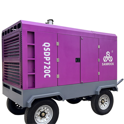 Appareil de compression d'air à vis diesel à puits d'eau 194 kW