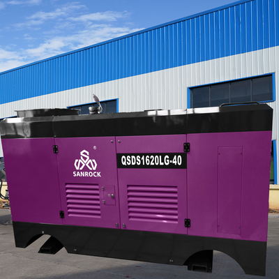 Machine de compression d'air à vis à haute pression