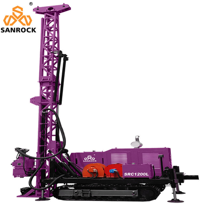 Machine de forage de forage géologique hydraulique de 1200 m pour le prélèvement d'échantillons de noyau de diamant