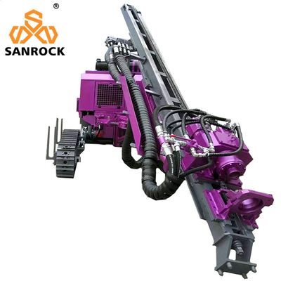 Méthode d'alimentation par chaîne de cylindres Réglage de forage minier pour forage hydraulique de trous dans la construction