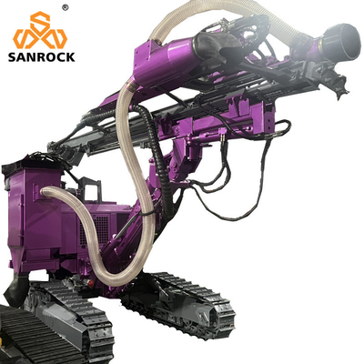 Méthode d'alimentation par chaîne de cylindres Réglage de forage minier pour forage hydraulique de trous dans la construction