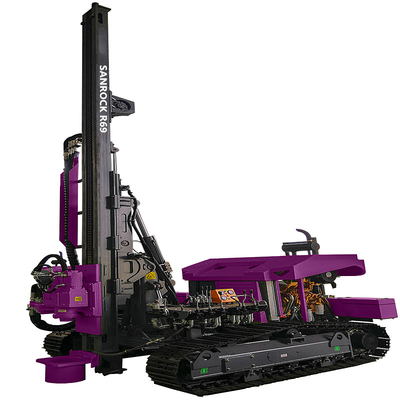 Pile driver Machine photovoltaïque de forage de pile au sol Pile hydraulique Pile driver solaire