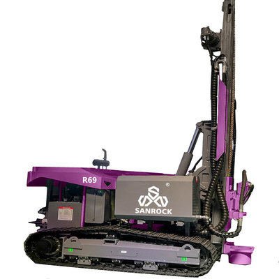 Pile driver Machine photovoltaïque de forage de pile au sol Pile hydraulique Pile driver solaire