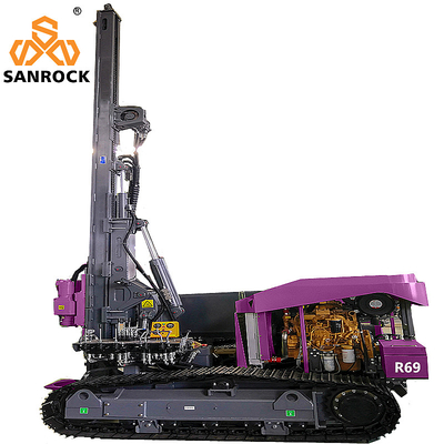 Pile driver Machine photovoltaïque de forage de pile au sol Pile hydraulique Pile driver solaire