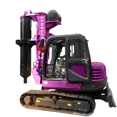 Petite plateforme de forage rotative Équipement de forage hydraulique
