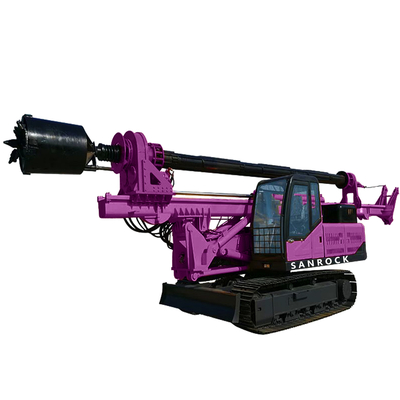 Machine de forage à pile rotative à rouleaux