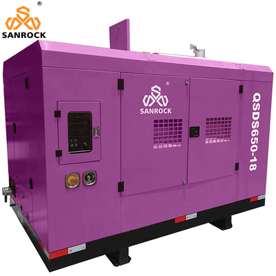 Compresseur d'air à vis Portable 194kw Moteur diesel Compresseur d'air à vis minier