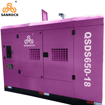 Compresseur d'air à vis Portable 194kw Moteur diesel Compresseur d'air à vis minier